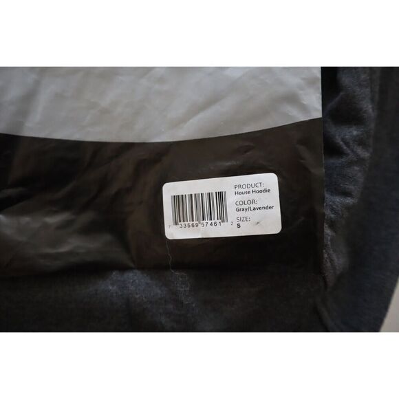 Jambys #161431 Women's Sz S Gray/Lavender MicroModal House Hoodie Pullover - Picture 5 of 11